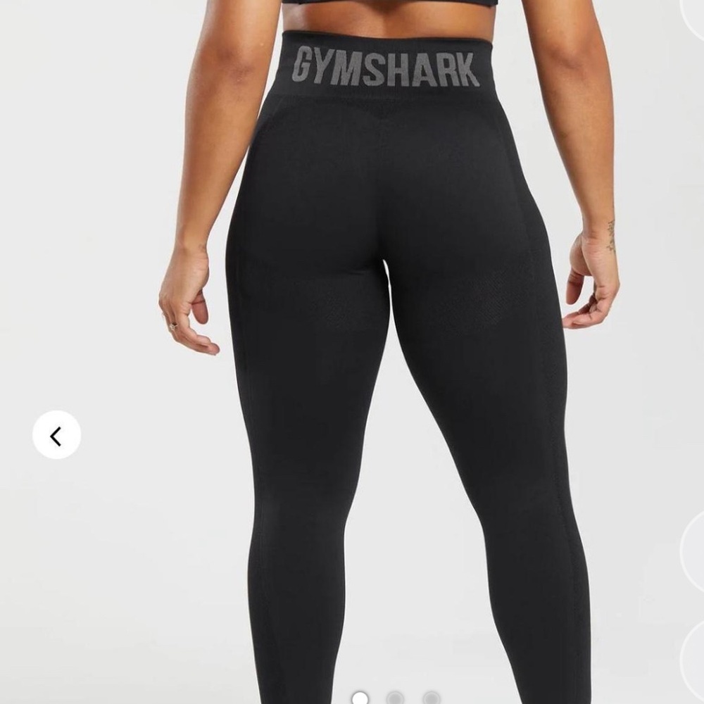 Gymshark Black Compression Leggings for Active Wear